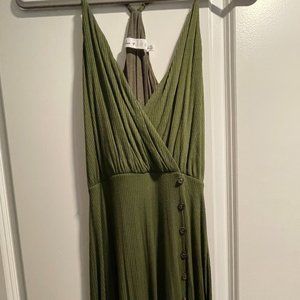Lulus Olive Green Midi Dress